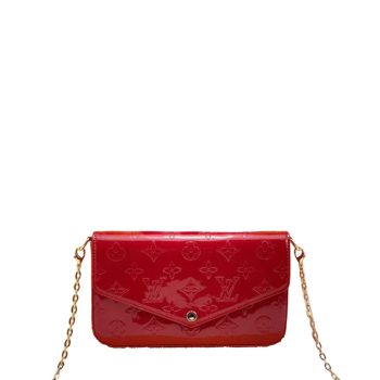 LOUIS VUITTON POCHETTE FELICIE RED 21CM