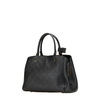 LOUIS VUITTON MONTAIGNE BB EMPREINTE NOIR BLACK 33CM