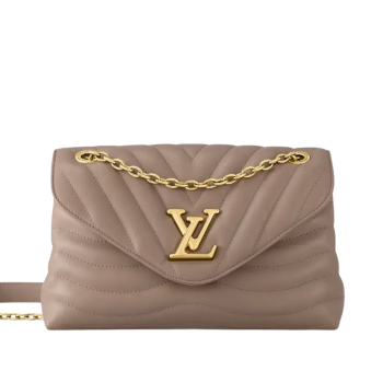 LOUIS VUITTON NEW WAVE CHAIN 24CM DARK TAUPE