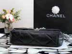 Chanel 19 Maxi Handbag Black For Women 14in36cm (5)