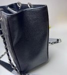 Chanel Classic Tote Bag Silver Hardware Black (4)