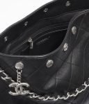 Chanel Large Bucket Bag Black 12.2in31cm (1)