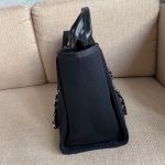 Chanel Large Deauville Pearl Tote Bag Black (5)
