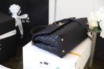 Chanel Large Flap Bag With Top Handle Black For Women (6)