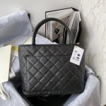 Chanel Medallion Tote Shoulder Black Bag (1)
