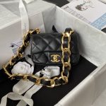 Chanel Mini Flap Bag Black For Women (3)