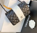 Chanel Mini Flap Bag Black For Women 7.8in20cm (4)