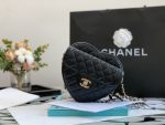 Chanel Mini Heart Bag Black For Women 7in18cm (7)