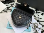 Chanel Mini Heart Bag Black For Women 7in18cm (7)