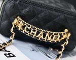 Chanel Small Vanity Case Black For Women 6.7in17cm (1)