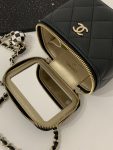Chanel Vanity With Chain Black (7)