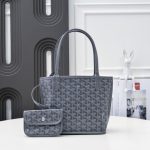 GOYARD ANJOU MINI BAG GREY 21CM (1)