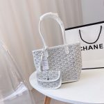 GOYARD ANJOU MINI BAG WHITE 21CM (7)