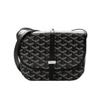 GOYARD BELVEDERE PM BAG BLACK 22CM (5)