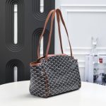 GOYARD ROUETTE SOUPLE BAG BLACK AND TAN 31CM (5)