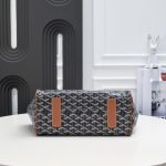 GOYARD ROUETTE SOUPLE BAG BLACK AND TAN 31CM (5)