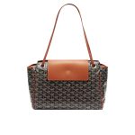 GOYARD ROUETTE SOUPLE BAG BLACK AND TAN 31CM (5)