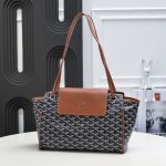 GOYARD ROUETTE SOUPLE BAG BLACK AND TAN 31CM (5)