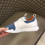 HERMES DEPART SNEAKER WHITE BLUE (6)