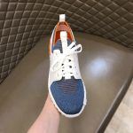 HERMES DEPART SNEAKER WHITE BLUE (6)