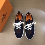 Hermes Depart Sneaker Dark Blue For Men (1)