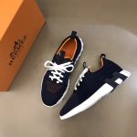 Hermes Depart Sneaker Dark Blue For Men (1)