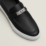Hermes Game Slip-on Sneaker Black For Men (4)
