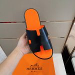 Hermes Izmir Sandal BlackOrange (1)