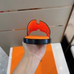 Hermes Izmir Sandal BlackOrange (1)