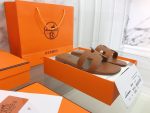 Hermes Oran Sandal Brown For Women (5)