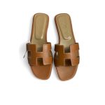 Hermes Oran Sandal Brown For Women (5)