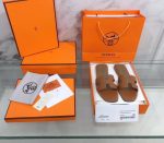 Hermes Oran Sandal Brown For Women (5)