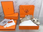 Hermes Oran Sandal Ivory For Women (4)
