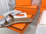 Hermes Oran Sandal Silver For Women (6)