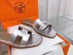 Hermes Oran Sandal Silver For Women (6)