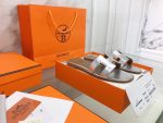 Hermes Oran Sandal Silver For Women (6)