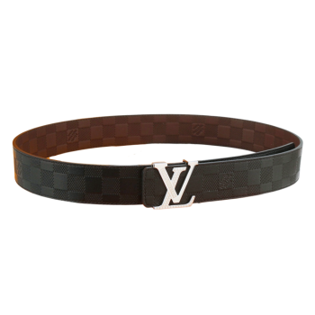 LOUIS VUITTON'S INITIALS 40MM REVERSIBLE BELT SILOUIS VUITTONER BUCKLE - 100CM - 85EU