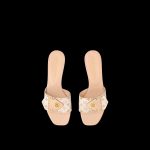 Louis Vuitton Frame Flat Mule Beige (3)