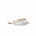 Louis Vuitton LV x TM 6AM Flat Mule White (4)