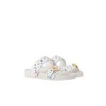 Louis Vuitton LV x TM Bom Dia Flat Comfort Mule Multicolored Blanc (1)