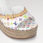 Louis Vuitton LV x TM Helios Wedge Sandal White (6)