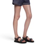 Louis Vuitton LV x TM LV Sunset Flat Comfort Sandal Black (5)