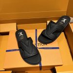 Louis Vuitton Oasis Mule Black For Men (1)