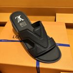 Louis Vuitton Oasis Mule Black For Men (1)