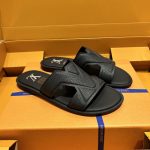 Louis Vuitton Oasis Mule Black For Men (1)