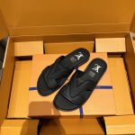 Louis Vuitton Oasis Mule Black For Men (1)