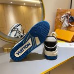 Louis Vuitton Trainer Sneaker BlackWhite Virgil Abloh For Men LV (5)