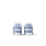 Louis Vuitton Trainer Sneaker Blue For Men (4)