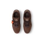 Louis Vuitton Trainer Sneaker Brown (4)