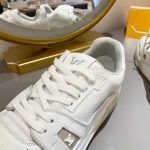 Louis Vuitton Trainer Sneaker Rubber Grain White Virgil Abloh (7)